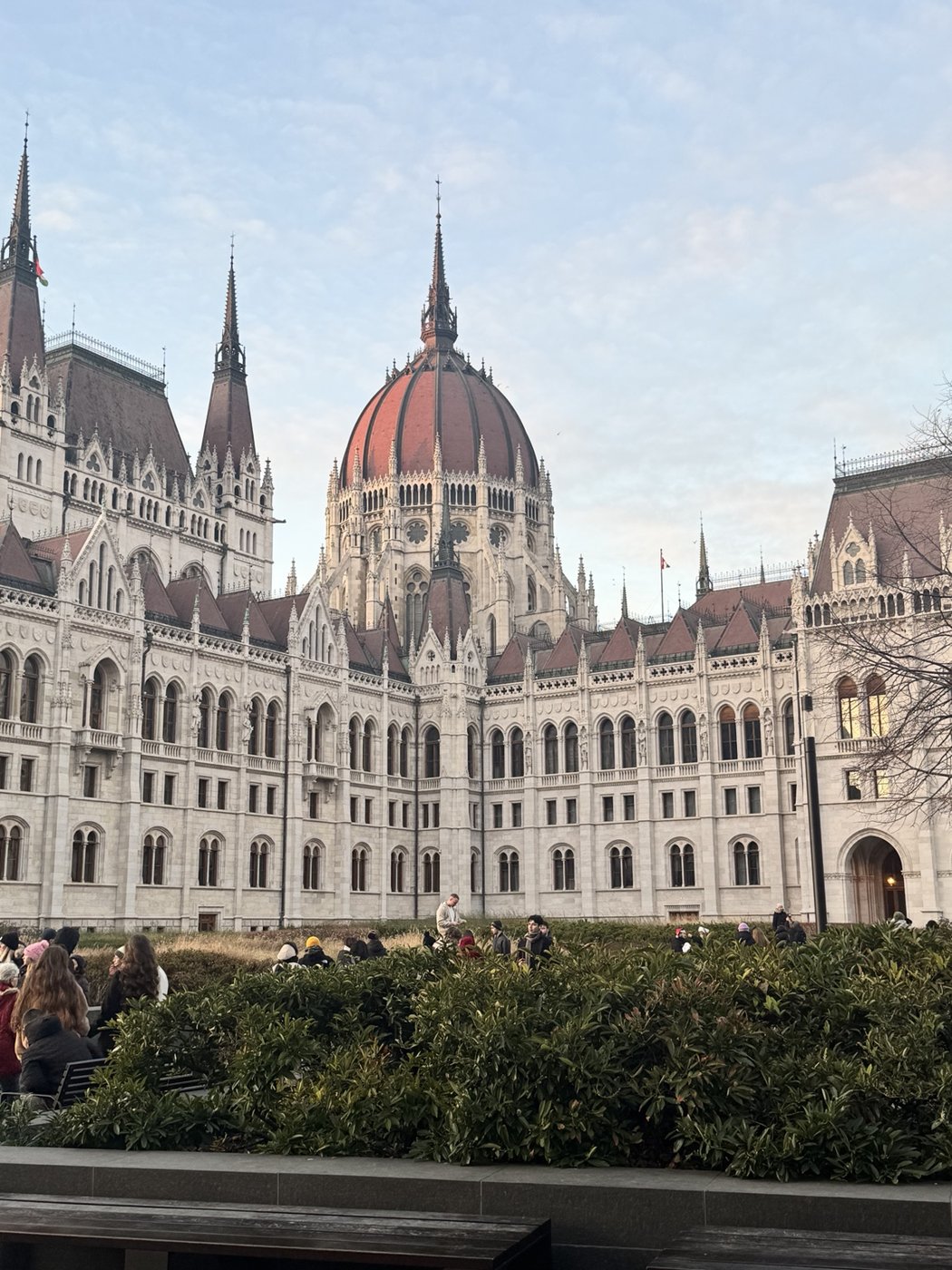 The Hungarian Parliament building in Budapest
